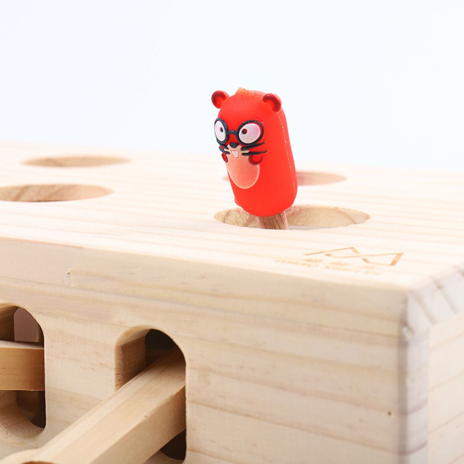 Interactief Kat Speelgoed figuur steken uit gat